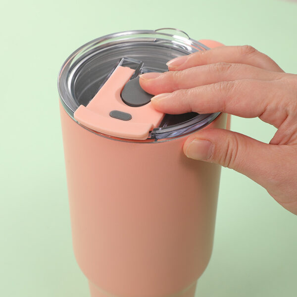 Vacuum Insulated Stainless Steel Tumbler with Wide Handle