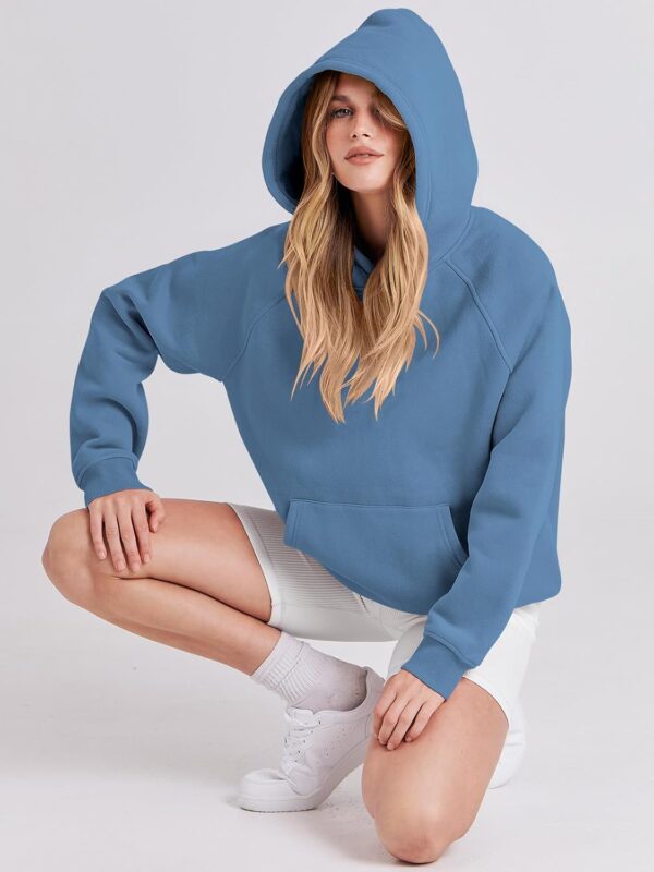 Women Oversized Fleece Long Sleeve Pullover Sweatshirt