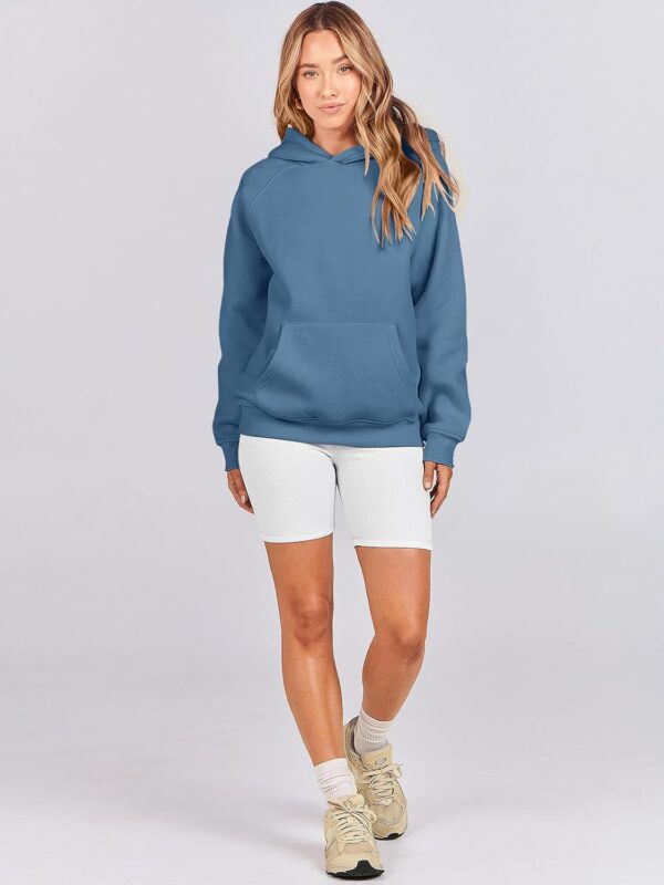 Women Oversized Fleece Long Sleeve Pullover Sweatshirt
