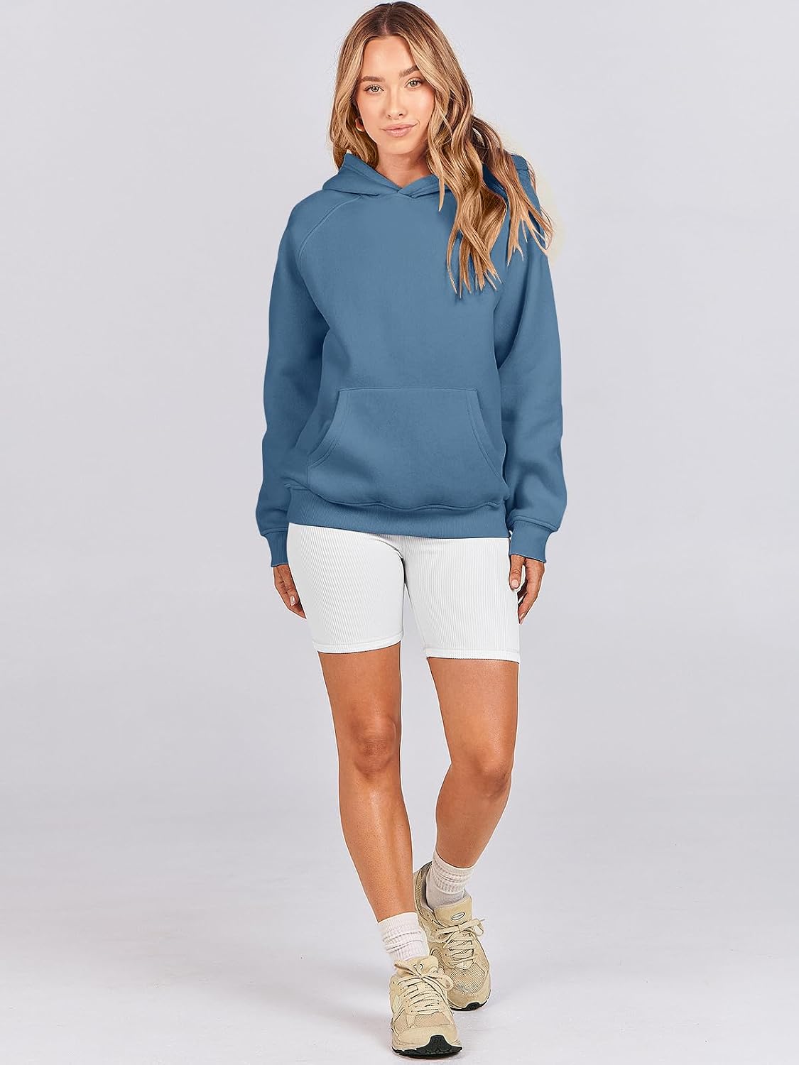 Women Oversized Fleece Long Sleeve Pullover Sweatshirt - Image 6