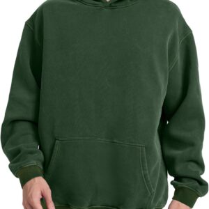 Men Acid Wash Super Soft Oversized Pullover Hoodie - Image 2