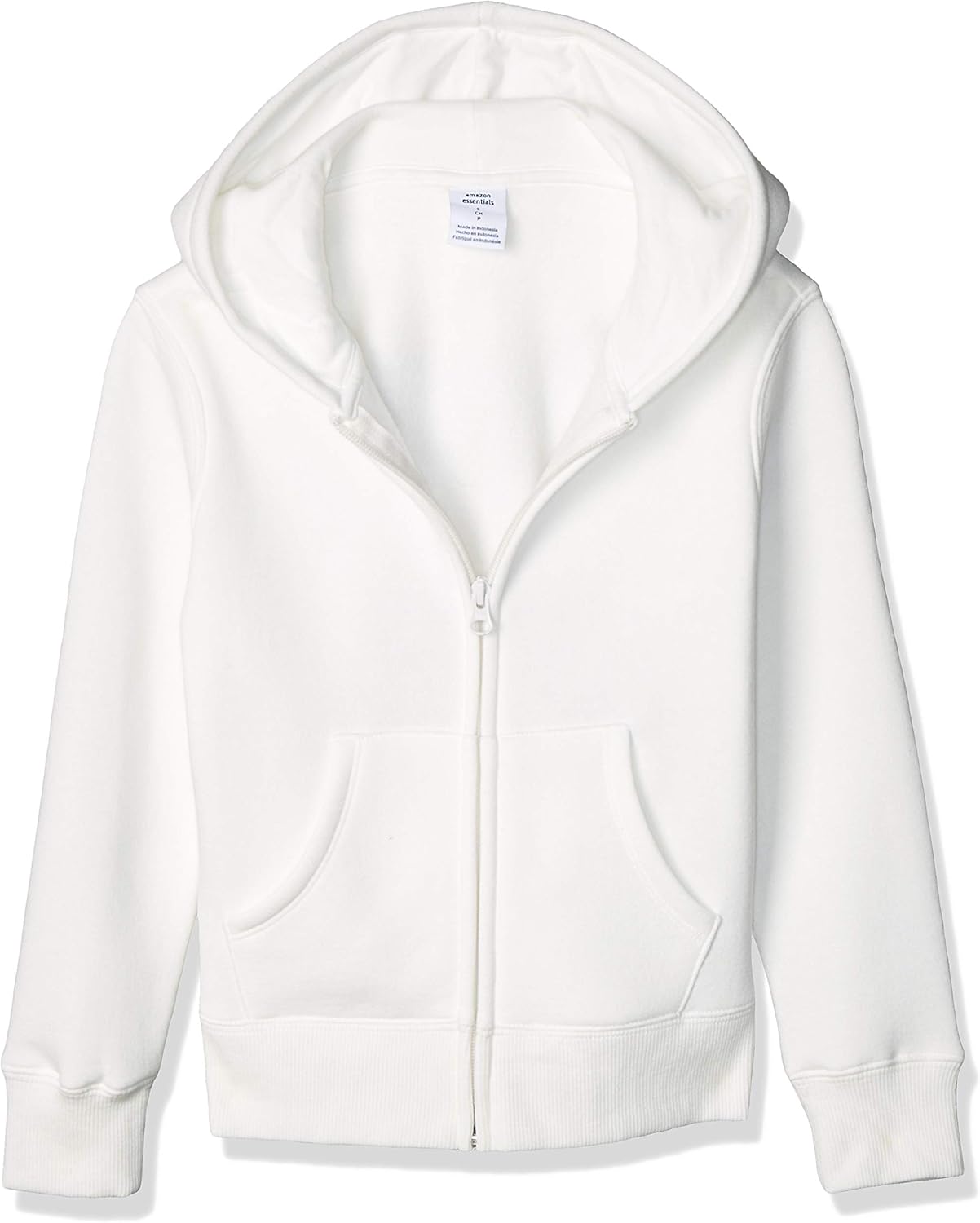 Girls Toddler Fleece Zip Up Hoodie Sweatshirt - Image 1