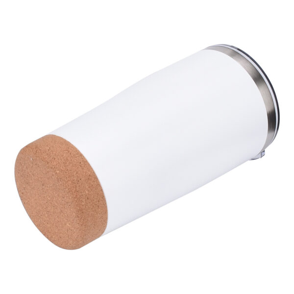 Insulated Tumbler with Cork Bottom and Slide Lid