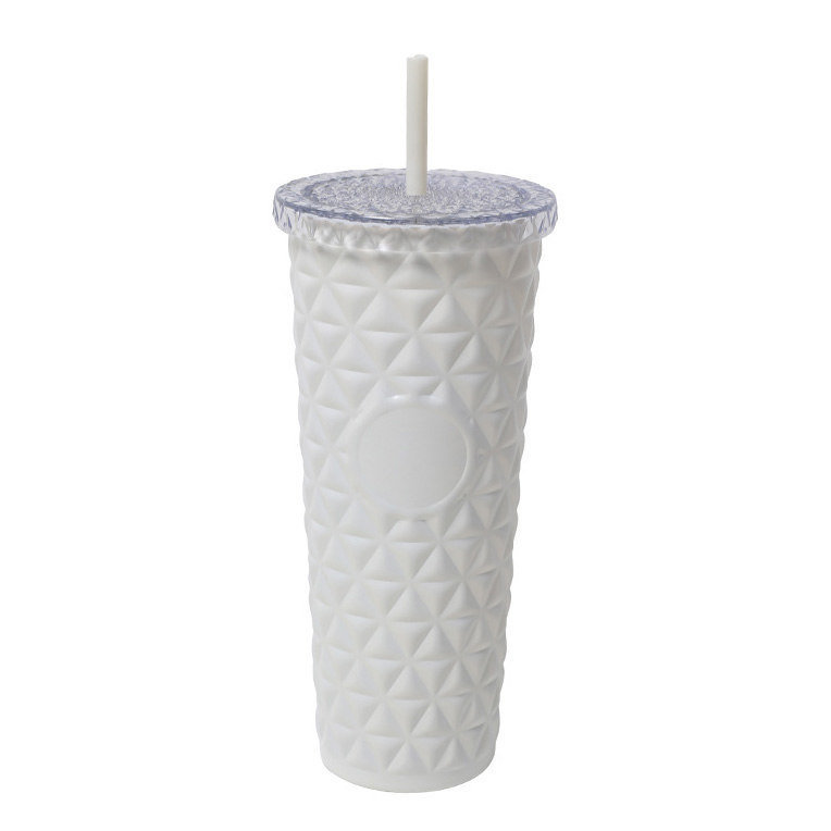 Stainless Steel Tumbler with Removable Straw and Wide-Mouth Lid - Image 1