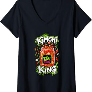 Kimchi King Graffiti V-neck T-Shirt