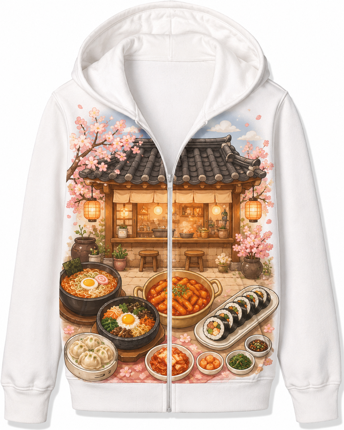 Girls Toddler Fleece Zip Up Hoodie Sweatshirt - Image 1
